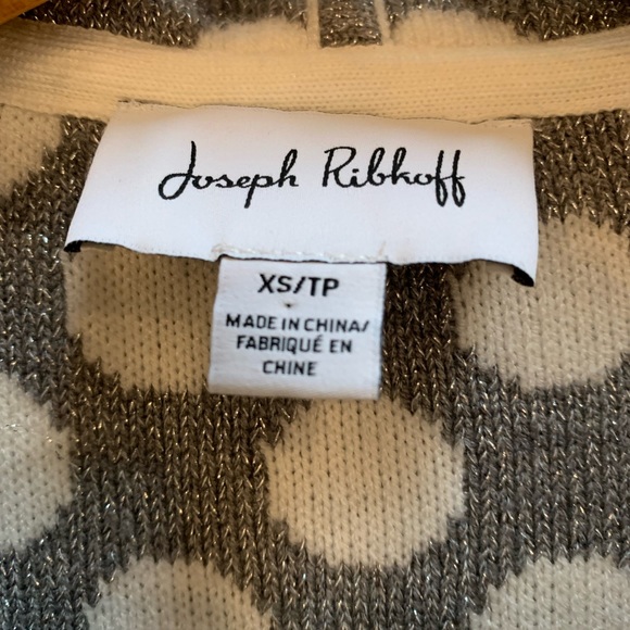 Joseph Ribkoff Polka Dot Cardigan - Picture 2 of 7